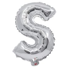 Балон Procos фолио буква S сребърен