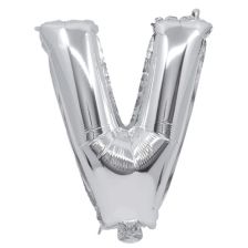 Балон Procos фолио буква V сребърен