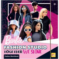 Скечбук Lisciani Barbie Fashion Studio Together we shine със стикери