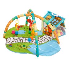 Бебешка активна гимнастика Azaria Happy Space Play Gym House, с 30 топки
