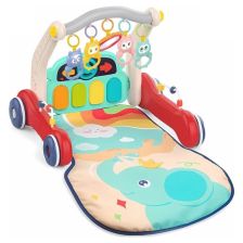 Бебешка активна гимнастика и проходилка 2в1 Azaria Piano Rack and Walker, със светлини и звук