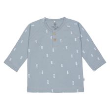 Бебешка блуза Lassig Blocks Light blue, с дълъг ръкав