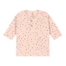 Бебешка блуза Lassig Cozy Colors, Dots powder pink, с дълъг ръкав
