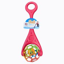 Бебешка буталка Raya Toys, с топче Усмивка