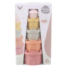 Бебешка гумена кула за редене Raya Toys, 5 ч.