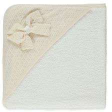 Бебешка хавлия с качулка Bebetto Be Kind, Екрю, 80х80 см., H486