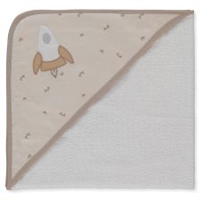 Бебешка хавлия с качулка Bebetto Havlu grubu, Бежов, 80х80 см., H466