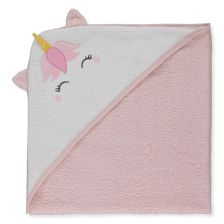Бебешка хавлия с качулка Bebetto Havlu grubu, Розов, 80х80 см., H474