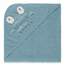 Бебешка хавлия с качулка Bebetto Havlu grubu, Син, 80х80 см., H484