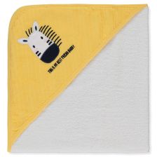 Бебешка хавлия с качулка Bebetto Havlu grubu, Жълт, 80х80 см., H467