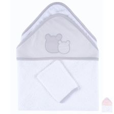 Бебешка хавлия с тривка CICCIM BABY Мече U4719
