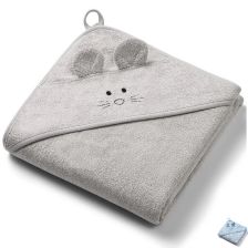 Бебешка хавлия за баня BabyOno с качулка, 100х100 см., 1553