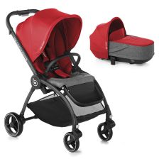 Бебешка количка 2в1 Jane Be Cool Outback Crib, Be Solid Lava