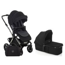 Бебешка количка 2в1 Jane Crosslight Pro Silver Shadow + Micro Pro 2, Cold Black