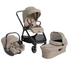 Бебешка количка 3 в 1 Joie valora™ trio, SANDSTONE