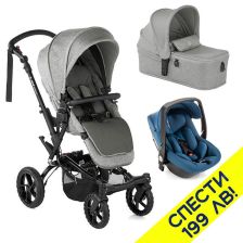 Бебешка количка 3в1 Jane Crosswalk R Micro-BB + стол за кола One i-Size, Пакет с отстъпка №75