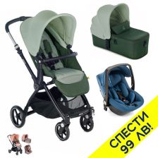 Бебешка количка 3в1 Jane Kendo Micro-BB + стол за кола One i-Size, Пакет с отстъпка №76