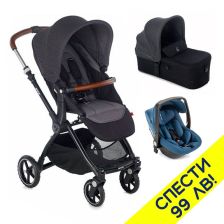 Бебешка количка 3в1 Jane Kendo Micro-BB + стол за кола One i-Size, Пакет с отстъпка №78