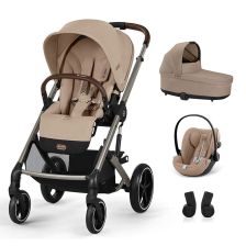 Бебешка количка 4 в 1 Cybex Balios S Lux Almond Beige