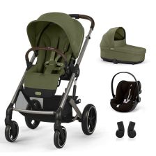 Бебешка количка 4 в 1 Cybex Balios S Lux Moss Green