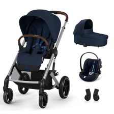 Бебешка количка 4 в 1 Cybex Balios S Lux Ocean Blue
