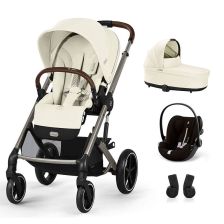 Бебешка количка 4 в 1 Cybex Balios S Lux Seashell Beige