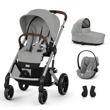 Бебешка количка 4 в 1 Cybex Balios S Lux Stone grey