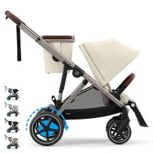 Бебешка количка за близнаци Cybex e-Gazelle S, с нарушена опаковка