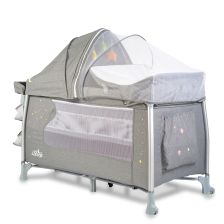 Бебешка кошара Cangaroo ISleep сив