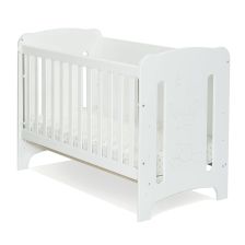 Бебешка кошара Dizain Baby BELISSA 60/120 с подвижна решетка Бял