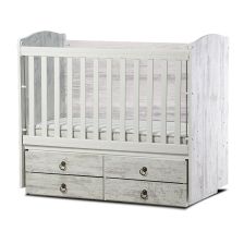 Бебешка кошара Dizain Baby Деси 60/120 подвижна решетка Антик