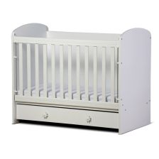 Бебешка кошара Dizain Baby Калина 60/120 подвижна решетка Бял