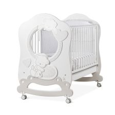 Бебешка кошара Italbaby BABY LOVE Oblò Бял