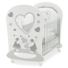 Бебешко легло Italbaby DOLCI COCCOLE Осн. цвят бял + декорация Grey