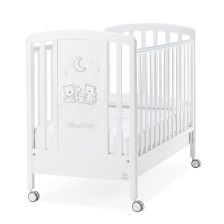 Бебешка кошара Italbaby HAPPY FAMILY Бял