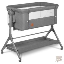 Бебешка кошара Next to me 3 в 1 Lionelo Leonie Plus люлееща се