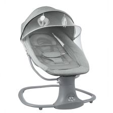 Бебешка люлка Kikka Boo Winks Grey 2024, електрическа