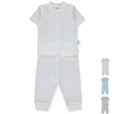Бебешка пижама Bebetto BASIC 24, Ажурна, 2 ч., 0-3 м., F1298
