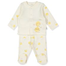 Бебешка пижама Bebetto Chick chick, Екрю, 0-6 м., F1376