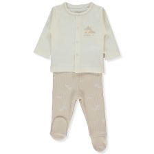 Бебешка пижама Bebetto Organic Born With Love, 2ч., 0-6 м., F1442