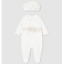 Бебешка пижама Mayoral с шапка, плюшена, 2782