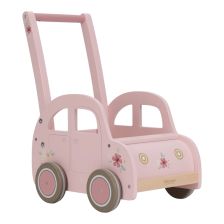 Бебешка проходилка за бутане Little Dutch Walker Wagon, дървена, LD7128
