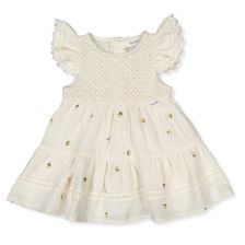 Бебешка рокля Bebetto Sweet lemon, Екрю, 3-24 м., K4771