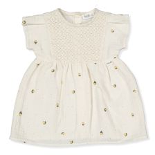 Бебешка рокля Bebetto Sweet lemon, Екрю, 6-36 м., K4772