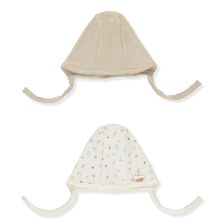 Бебешка шапка Bebetto My Mushroom, Бежов, 2 бр., 0-6м, C1102