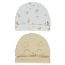 Бебешка шапка Bebetto Organic Bee Hunters, 2 бр., 0-6м, 43 см., C1070