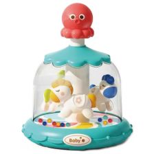 Бебешка въртелевка 3в1 Raya Toys Press and Spin