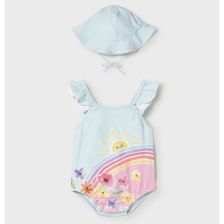 Бебешки бански Mayoral Hawaii, с шапка, 0-24 м., 1737