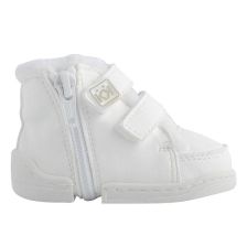 Бебешки буйки Колев и Колев Кец Зима, с лепенки, Размер 16-20, Бели