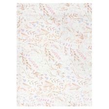 Бебешки чаршаф с ластик Bimbidreams NOE Flowers, 50x80 см.